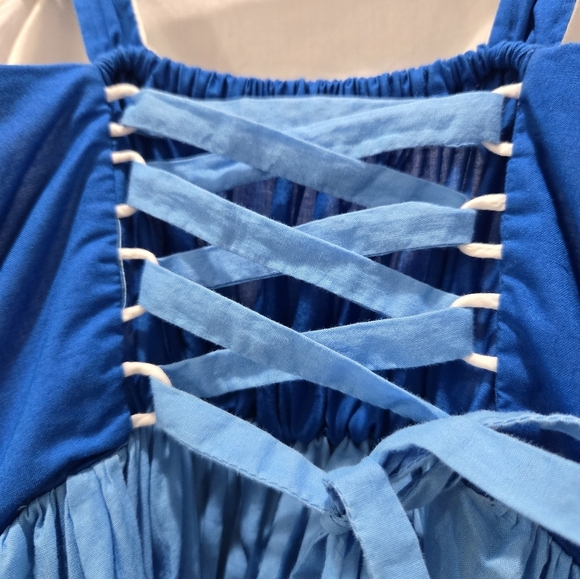 LLUM TONAL BLUE GISELLE CORSET DRESS GIRLS SIZE 6 HALLOWEEN COSTUME DRESS UP - Picture 7 of 16